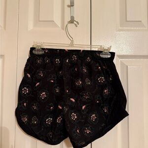 Nike Black Floral Dri-FIT Shorts